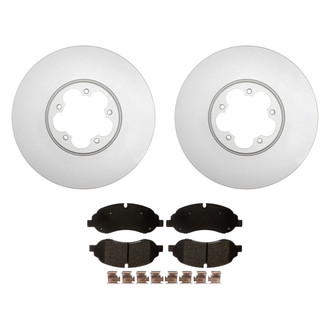 Raybestos® - Element3™ Plain Front Brake Kit with Semi-Metallic Pads