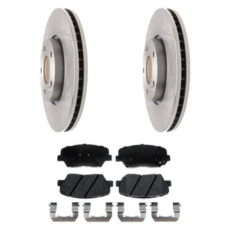 Raybestos® - R-Line™ 1-Piece Brake Kit with Ceramic Brake Pads