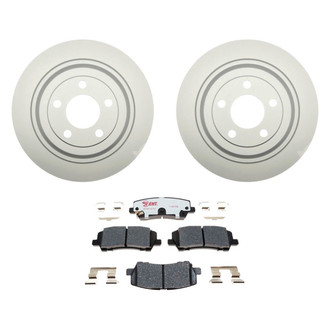 Raybestos® - Element3™ Plain Rear Brake Kit with Hybrid Pads