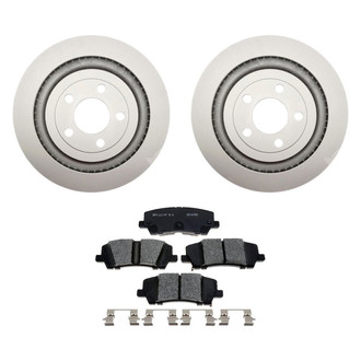 Raybestos® - Element3™ 1-Piece Brake Kit with Semi-Metallic Brake Pads