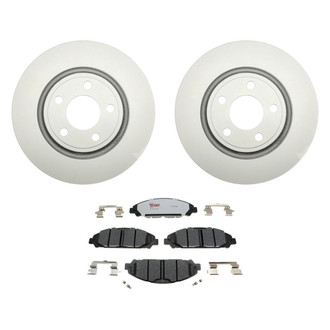 Raybestos® - Element3™ Plain Front Brake Kit with Hybrid Pads