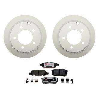 Raybestos® - Element3™ Plain Rear Brake Kit with Hybrid Pads