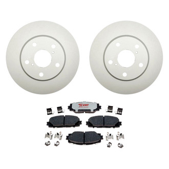 Raybestos® - Element3™ Plain Front Brake Kit with Hybrid Pads