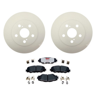 Raybestos® - Element3™ Plain Front Brake Kit with Hybrid Pads