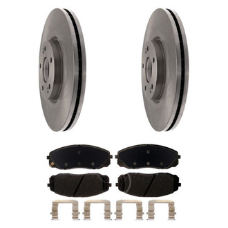 Raybestos® - R-Line™ Plain Front Brake Kit with Ceramic Pads