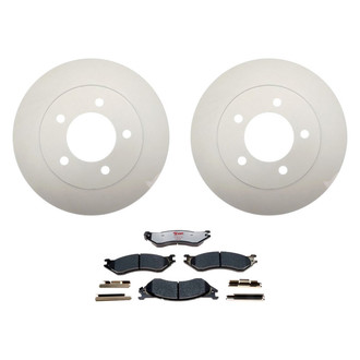 Raybestos® - Element3™ Plain Front Brake Kit with Hybrid Pads