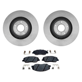 Raybestos® - R-Line™ Plain Front Brake Kit with Ceramic Pads