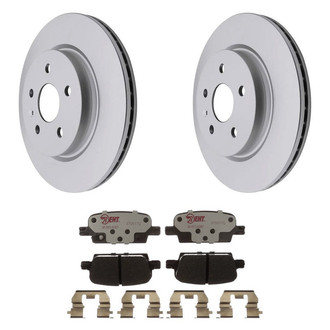 Raybestos® - Element3™ Plain Rear Brake Kit with Hybrid Pads