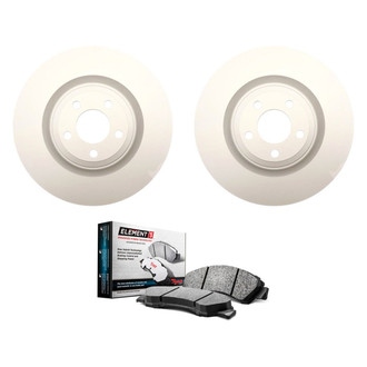 Raybestos® - Element3™ Plain Front Brake Kit with Hybrid Pads