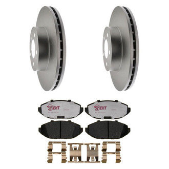 Raybestos® - Element3™ Plain Front Brake Kit with Hybrid Pads