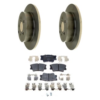 Raybestos® BNDL-1269-31020240 - R-Line™ Plain Rear Brake Kit with Ceramic Pads