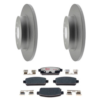 Raybestos® - Element3™ Plain Rear Brake Kit with Hybrid Pads