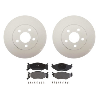 Raybestos® - Element3™ Plain Front Brake Kit with Semi-Metallic Pads
