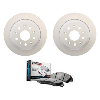 Raybestos® BNDL-1269-31020298 - Element3™ Plain Rear Brake Kit with Hybrid Pads