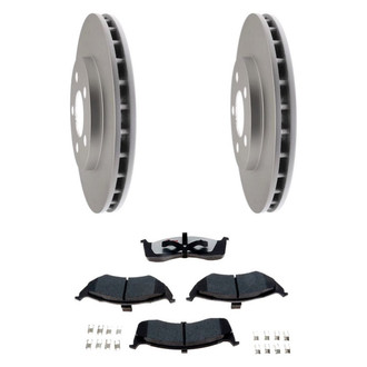 Raybestos® - Element3™ Plain Front Brake Kit with Hybrid Pads