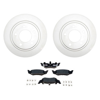 Raybestos® - Element3™ Plain Rear Brake Kit with Hybrid Pads