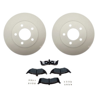 Raybestos® - Element3™ Plain Front Brake Kit with Hybrid Pads