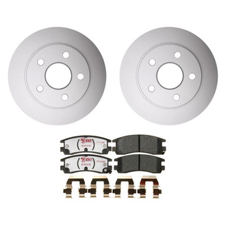 Raybestos® - Element3™ Plain Rear Brake Kit with Hybrid Pads