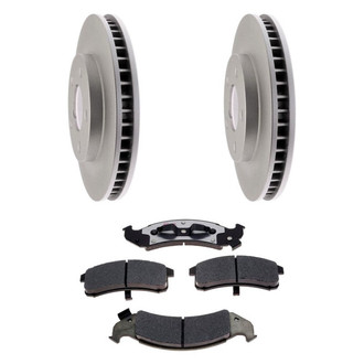 Raybestos® - Element3™ Plain Front Brake Kit with Hybrid Pads