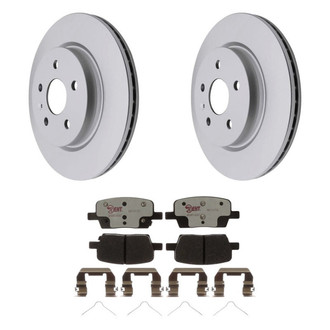 Raybestos® - Element3™ Plain Rear Brake Kit with Hybrid Pads