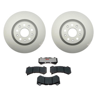 Raybestos® - Element3™ Plain Front Brake Kit with Hybrid Pads