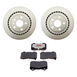 Raybestos® - Element3™ Plain Rear Brake Kit with Hybrid Pads