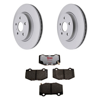 Raybestos® - Element3™ Plain Rear Brake Kit with Hybrid Pads