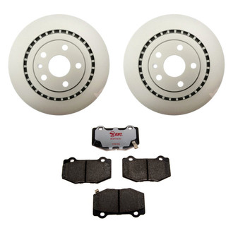 Raybestos® - Element3™ Plain Rear Brake Kit with Hybrid Pads