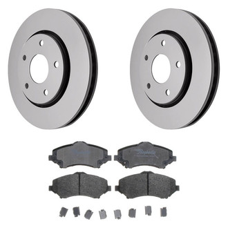 Raybestos® - Element3™ 1-Piece Brake Kit with Semi-Metallic Brake Pads