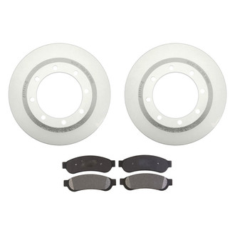 Raybestos® - Element3™ Plain Rear Brake Kit with Semi-Metallic Pads