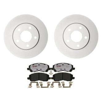 Raybestos® - Element3™ Plain Front Brake Kit with Hybrid Pads