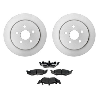 Raybestos® - Element3™ Plain Rear Brake Kit with Hybrid Pads