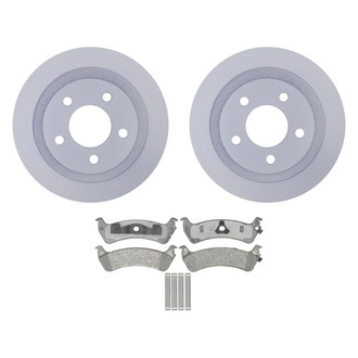 Raybestos® - Element3™ Plain Rear Brake Kit with Semi-Metallic Pads