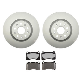 Raybestos® - Element3™ Plain Front Brake Kit with Hybrid Pads