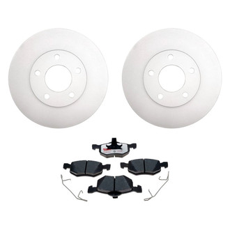 Raybestos® - Element3™ Plain Front Brake Kit with Hybrid Pads