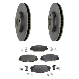 Raybestos® - R-Line™ Plain Front Brake Kit with Semi-Metallic Pads
