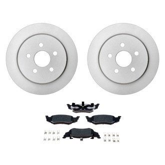 Raybestos® - Element3™ Plain Rear Brake Kit with Hybrid Pads