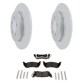Raybestos® BNDL-1269-31020510 - Element3™ Plain Rear Brake Kit with Hybrid Pads