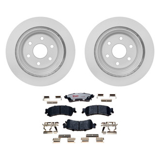 Raybestos® - Element3™ Plain Rear Brake Kit with Hybrid Pads
