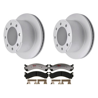 Raybestos® - Element3™ Plain Rear Brake Kit with Hybrid Pads