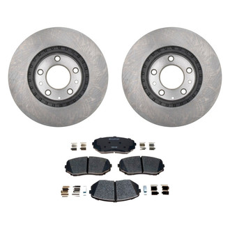 Raybestos® - R-Line™ Plain Front Brake Kit with Ceramic Pads