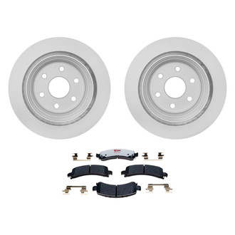 Raybestos® - Element3™ Plain Rear Brake Kit with Hybrid Pads