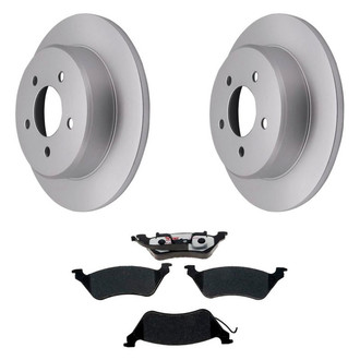 Raybestos® - Element3™ Plain Rear Brake Kit with Hybrid Pads
