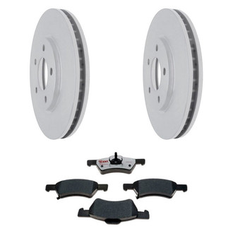 Raybestos® - Element3™ Plain Front Brake Kit with Hybrid Pads