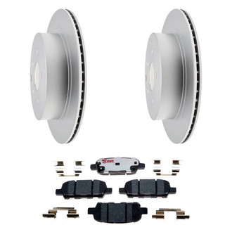 Raybestos® - Element3™ Plain Rear Brake Kit with Hybrid Pads