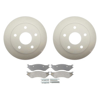 Raybestos® - Element3™ Plain Front Brake Kit with Semi-Metallic Pads