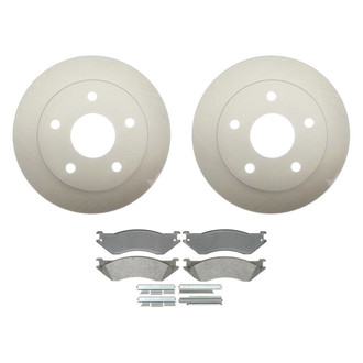 Raybestos® - Element3™ Plain Front Brake Kit with Semi-Metallic Pads
