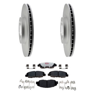 Raybestos® - Element3™ Plain Front Brake Kit with Hybrid Pads