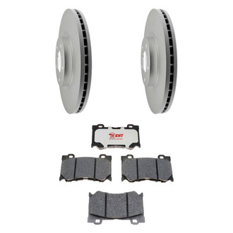 Raybestos® - Element3™ Plain Front Brake Kit with Hybrid Pads
