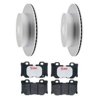 Raybestos® - Element3™ Plain Rear Brake Kit with Hybrid Pads